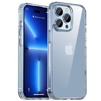IPAKY Clear Phone Case for iPhone 14 Pro 6,1 tommer, støtsikkert støtfangerdeksel til mobiltelefon