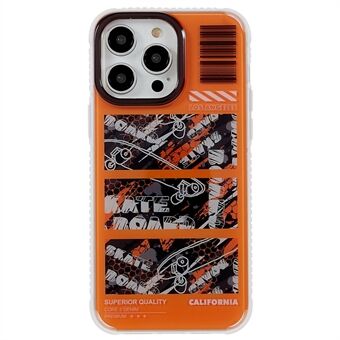 MUTURAL Camouflage Series for iPhone 14 Pro Stilig beskyttelsesveske PC+TPU fallsikkert bakdeksel