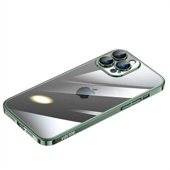 SULADA JINGJIA-serien for iPhone 14 Pro Herdet glass Full kameralinsebeskyttelse Elektroplettering Telefonveske Hard PC Anti-gulning bakdeksel