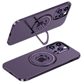 Magnetisk telefondeksel for iPhone 14 Pro Kickstand Metal beskyttende telefondeksel kompatibel med MagSafe