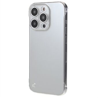 For iPhone 14 Pro rammeløs kameralinse beskyttelsesveske Hard PC støtsikkert klart telefondeksel