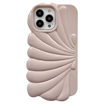 Seashell Shape telefondeksel for iPhone 14 Pro , blank overflate mykt TPU-telefonbeskyttelsesdeksel