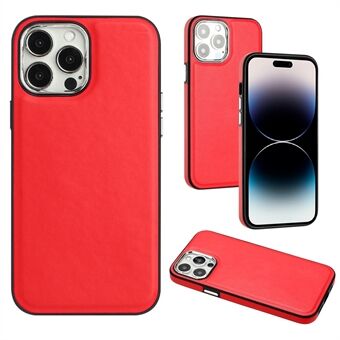 YB Leather Coating Series-6 For iPhone 14 Pro PU Leather+TPU Shell Drop Protection Mobilveske