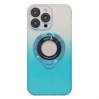 VOERO Hard PC-telefonveske for iPhone 14 Pro , Gradient Color Kickstand Cover kompatibel med MagSafe