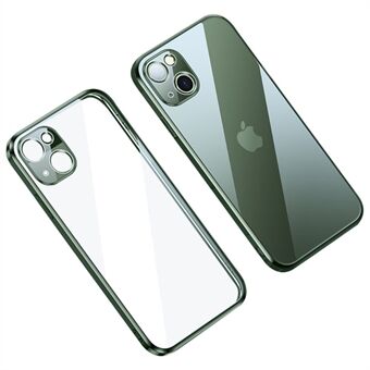 SULADA For iPhone 14 Plus Ultra Slim Straight Edge TPU telefonveske Nøyaktige utskjæringer Anti- Scratch galvanisering telefondeksel