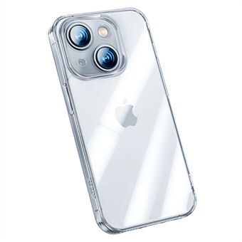 BENKS støtsikkert deksel til iPhone 14 Plus Krystallklart telefondeksel Anti-dråpe, myk TPU + bakside av glass
