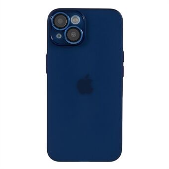 For iPhone 14 Plus støtsikkert deksel Anti-dråpe matt TPU telefondeksel med metall kameralinseramme