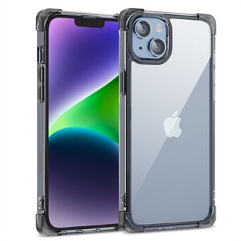 For iPhone 14 Plus Four Corner Frosted Drop-proof deksel TPU + Akryl telefonveske