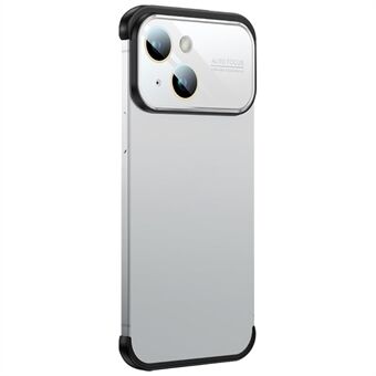 No-Back Slim Bumper Deksel for iPhone 14 Plus Støtsikker TPU + Akryl Lens Cover Telefon Deksel