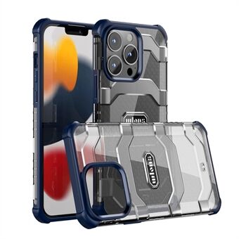 WLONS Explorer Series Anti-Fingerprint Case for iPhone 14 Pro Max 6,7 tommer TPU+PC Hybrid deksel Anti-dråpe telefonbeskytter
