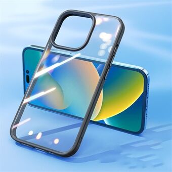 ROCK Transparent telefondeksel for iPhone 14 Pro Max 6,7 tommers beskyttelsesdeksel TPU+PC Anti-Drop Slim Case