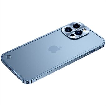 Telefondeksel for iPhone 14 Pro Max 6,7 tommers beskyttende telefondeksel Anti Scratch PC+metalltelefondeksel med metalllås