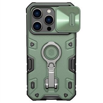 NILLKIN for iPhone 14 Pro Max CamShield Armor Pro Magnetisk telefonveske Ring Bakdeksel Støtte for trådløs lading