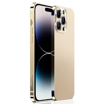 IM-CHEN Slim-deksel til iPhone 14 Pro Max Støtsikkert telefondeksel Anti-dråpe PC-rygg Telefonbeskytter i rustfritt stål