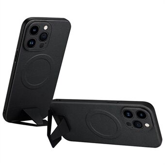SULADA Star Series for iPhone 14 Pro Max PU-skinnbelagt PC + TPU-deksel Kompatibel med MagSafe Protective Phone Case med Kickstand