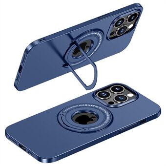For iPhone 14 Pro Max Kickstand Magnetisk telefonveske Metall smarttelefondeksel kompatibel med MagSafe