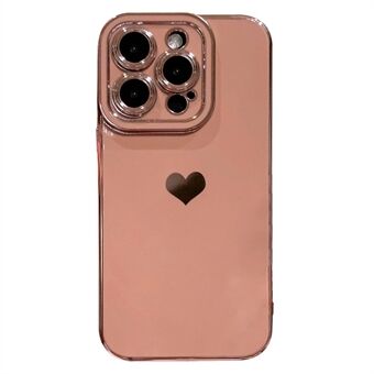 For iPhone 14 Pro Max TPU telefondeksel Love Heart 6D galvanisering telefondeksel