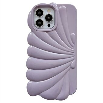 For iPhone 14 Pro Max Seashell Shape telefonveske blank overflate myk TPU telefonbeskyttelsesdeksel