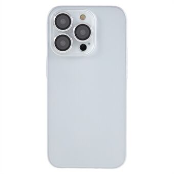 For iPhone 14 Pro Max matt TPU-deksel Anti- Scratch slankt telefondeksel med metall kameralinseramme