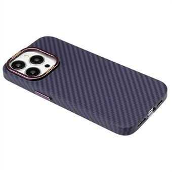 DGKAMEI For iPhone 14 Pro Max Carbon Fiber Texture Magnetisk telefonveske PC-beskyttelsesdeksel kompatibel med Magsafe
