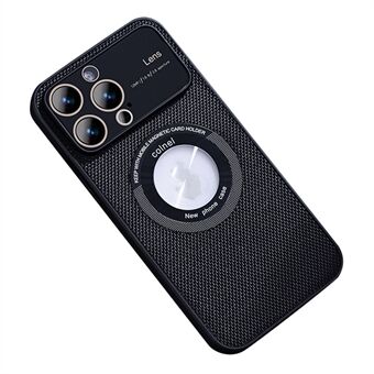 Ryggbeskyttelsesdeksel for iPhone 14 Pro Max LOGO View Cutout PC+Nylon telefondeksel