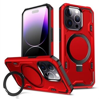 For iPhone 14 Pro Max Magnetic Phone Deksel Kompatibel med Magsafe TPU + PC Kickstand Cover