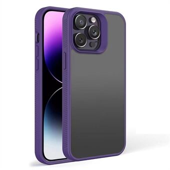 Style G For iPhone 14 Pro Max Matte Bakdeksel Skin-touch TPU+PC Mobiltelefonveske