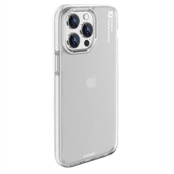 X-LEVEL Matte Series for iPhone 14 Pro Max Hard PC-veske Metalllinserammebeskyttelse Telefondeksel