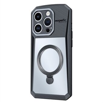 XUNDD Kickstand-deksel for iPhone 14 Pro Max Case kompatibel med MagSafe PC+TPU-telefondeksel.