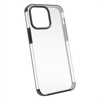 X-LEVEL til iPhone 15 Plus Fingeravtrykk-sikker PC+TPU Matt Telefonveske Mobiltelefon bakdeksel