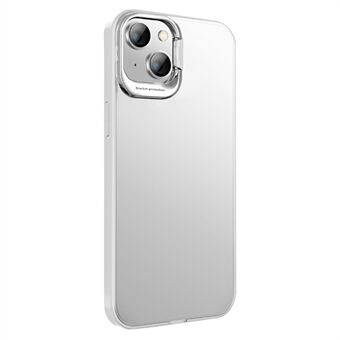 X-LEVEL Anti-fall Bakdeksel for iPhone 15 Pluss, Kameraramme Stativ Matte PC+TPU Telefonveske