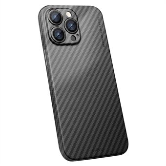 X-LEVEL For iPhone 15 Pro Carbon Fiber-tekstur Støtsikker Hard PC-bakdeksel Ultratynt Telefonomslag