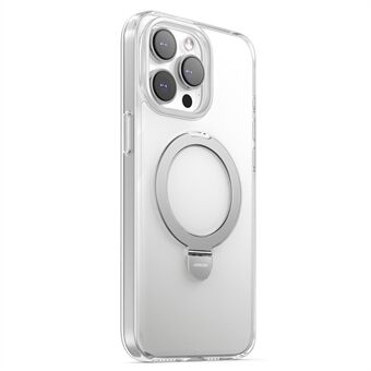 JOYROOM JR-BP004 for iPhone 15 Pro Kompatibel med MagSafe Matt Skin-touch Kickstand Deksel PC+TPU Telefondeksel - Gjennomsiktig