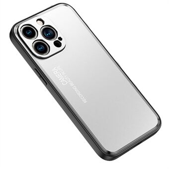 For iPhone 15 Pro Aluminiumlegering + TPU Matt Anti-riper Deksel til smarttelefon