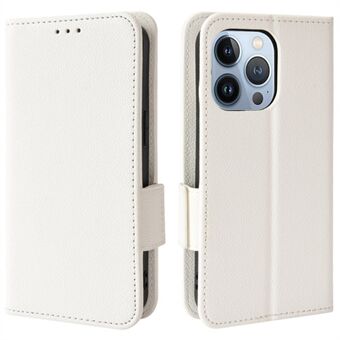 For iPhone 15 Pro Folio Flip PU Leather Phone Case Litchi Texture Stand Wallet Phone Cover

For iPhone 15 Pro Folio Flip PU Lær Telefonveske Litchi Tekstur Stativ Lommebok telefondeksel