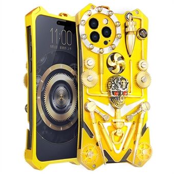 For iPhone 15 Pro Kickstand Metal Cover Steampunk Mechanical Gear Phone Case - Gold

For iPhone 15 Pro Kickstand Metall Deksel Steampunk Mekanisk Gear Telefon Etui - Gull