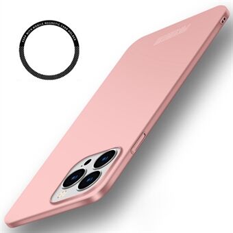 PINWUYO PC-serien for iPhone 15 Pro Max Matte telefon-deksel Hardt PC-telefon-omslag med magnetisk ring-holder