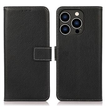For iPhone 15 Pro Max Anti-drop Leather Wallet Case Litchi Texture Phone Cover with Stand

For iPhone 15 Pro Max Anti-fall Lær Lommebokveske Litchi Tekstur Telefondeksel med Stativ