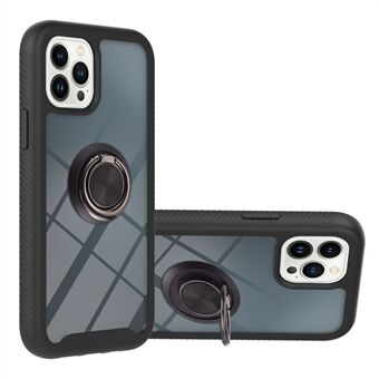 YB PC-serie-5 Ring Kickstand-telefondeksel for iPhone 15 Pro Max, PC+TPU-beskyttende deksel.
