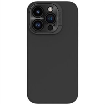 NILLKIN Lenswing Magnetisk Telefonveske for iPhone 15 Pro Max Kamerabeskytter med Stativfunksjon Silikondeksel Kompatibel med MagSafe - Svart