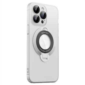 VOERO Skin-Touch Hard PC-deksel for iPhone 15 Pro Max, stativ-telefonfutteral kompatibelt med MagSafe.