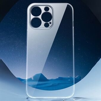 For iPhone 15 Pro Max Fleksibelt TPU-deksel Støvbeskyttende mobildeksel Krystallklart støtsikkert etui