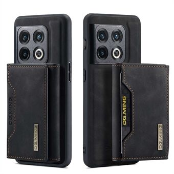 DG.MING M2-serien for OnePlus 10 Pro 5G avtakbar 2-i-1 lommebok Kickstand-veske Magnetisk absorpsjonstelefondeksel