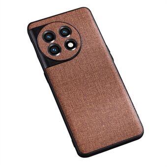 For OnePlus 11 5G Cloth Texture telefondeksel Anti Scratch TPU-beskyttelsesveske
