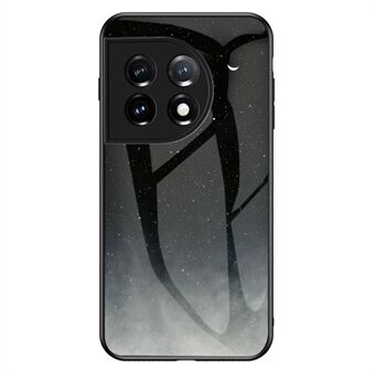 Mobilveske for OnePlus 11 5G, herdet glass+PC+TPU Beskyttelsesdeksel med Starry