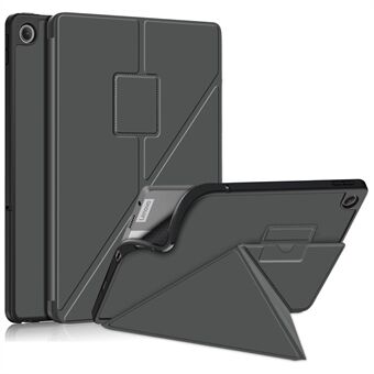 For Lenovo Tab M10 Plus (3. generasjon) / Xiaoxin Pad 2022 10.6 tommer 125F / 128F Origami-stand PU-lær + TPU-nettbrettsdeksel med støtsikker beskyttelse og automatisk våkne / søvn-funksjon.