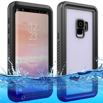 FS-serien for Samsung Galaxy S9 Dykking Under Vann Transparent Deksel IP68 Vanntett Full Beskyttende Telefondeksel