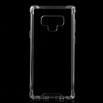 Drop-proof klar akrylbakside + TPU Edge Hybrid Mobiltelefonveske for Samsung Galaxy Note 9