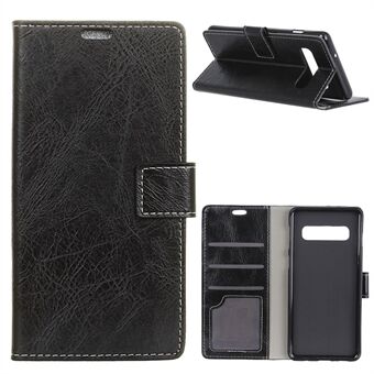 Crazy Horse Leather Wallet Case for Samsung Galaxy S10