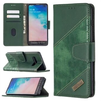 Crocodile Skin Assorted Color Style Leather Wallet Cover for Samsung Galaxy S10 Plus